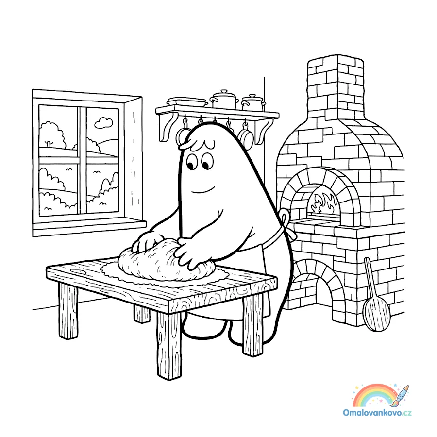 Barbapapa omalovánka k vytisknutí 40