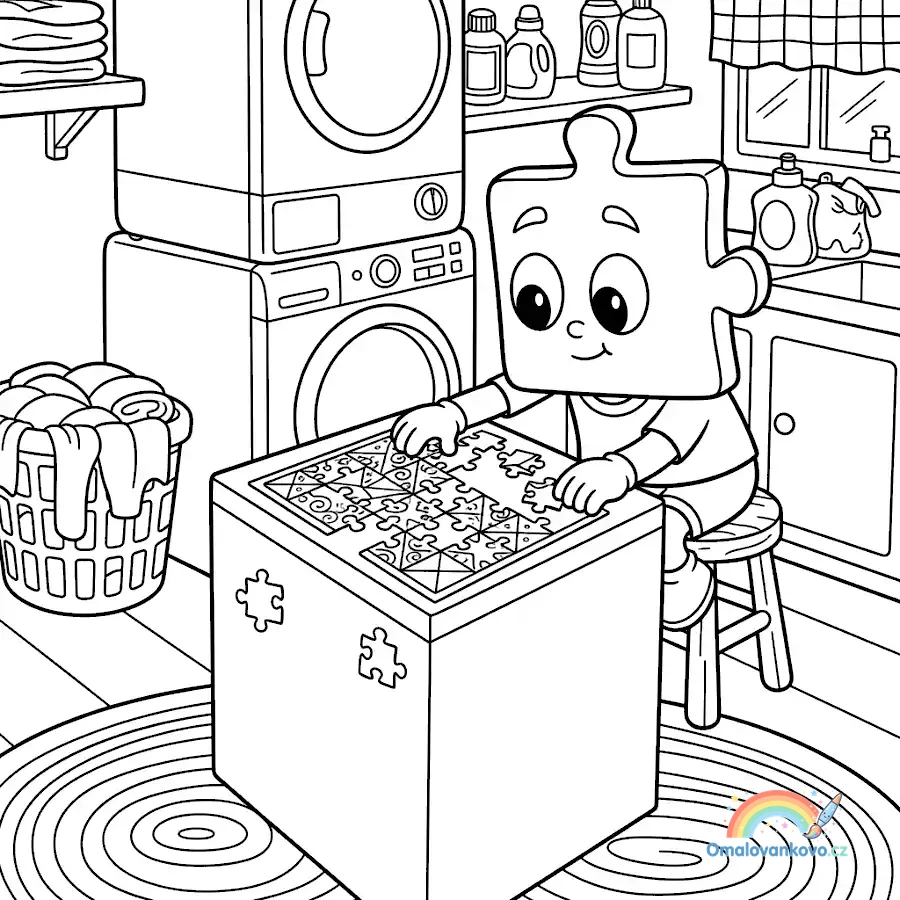 Omalovánka Den puzzlí 10