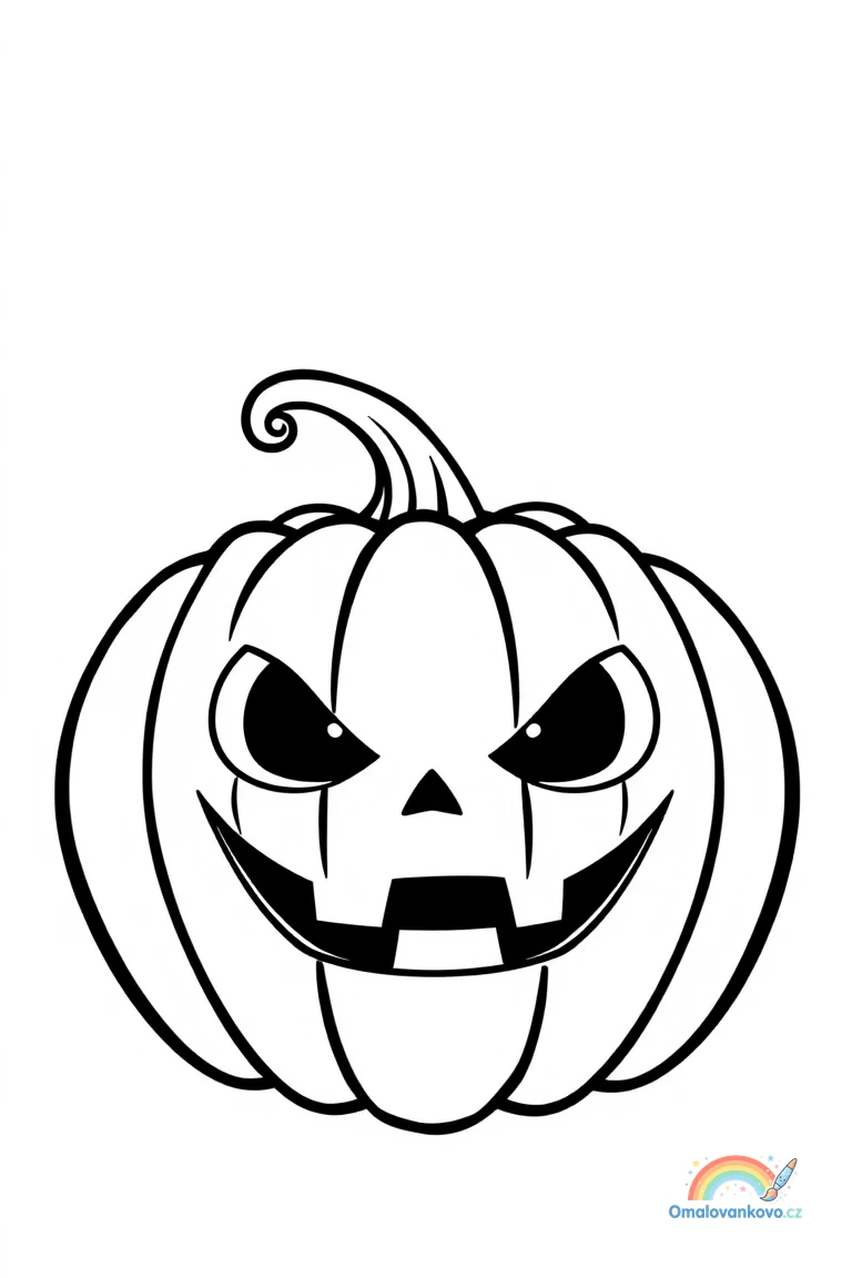 Halloween a vyřezávané dýně k vytisknutí
