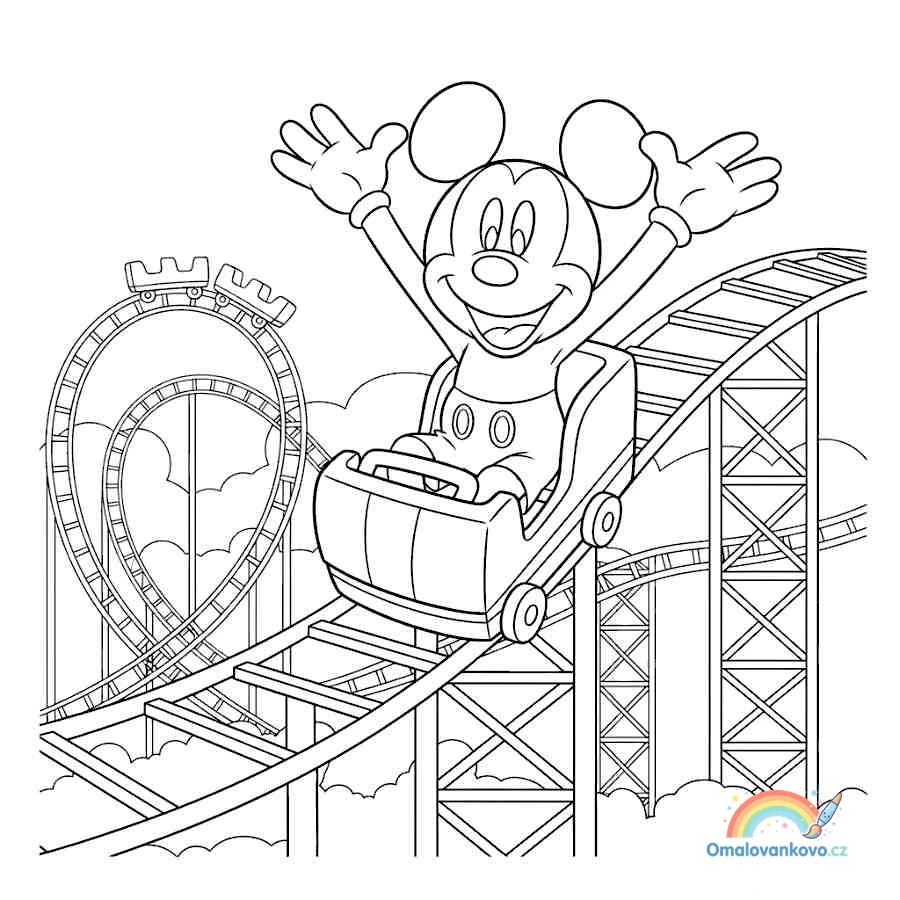 Mickey Mouse k vytisknutí