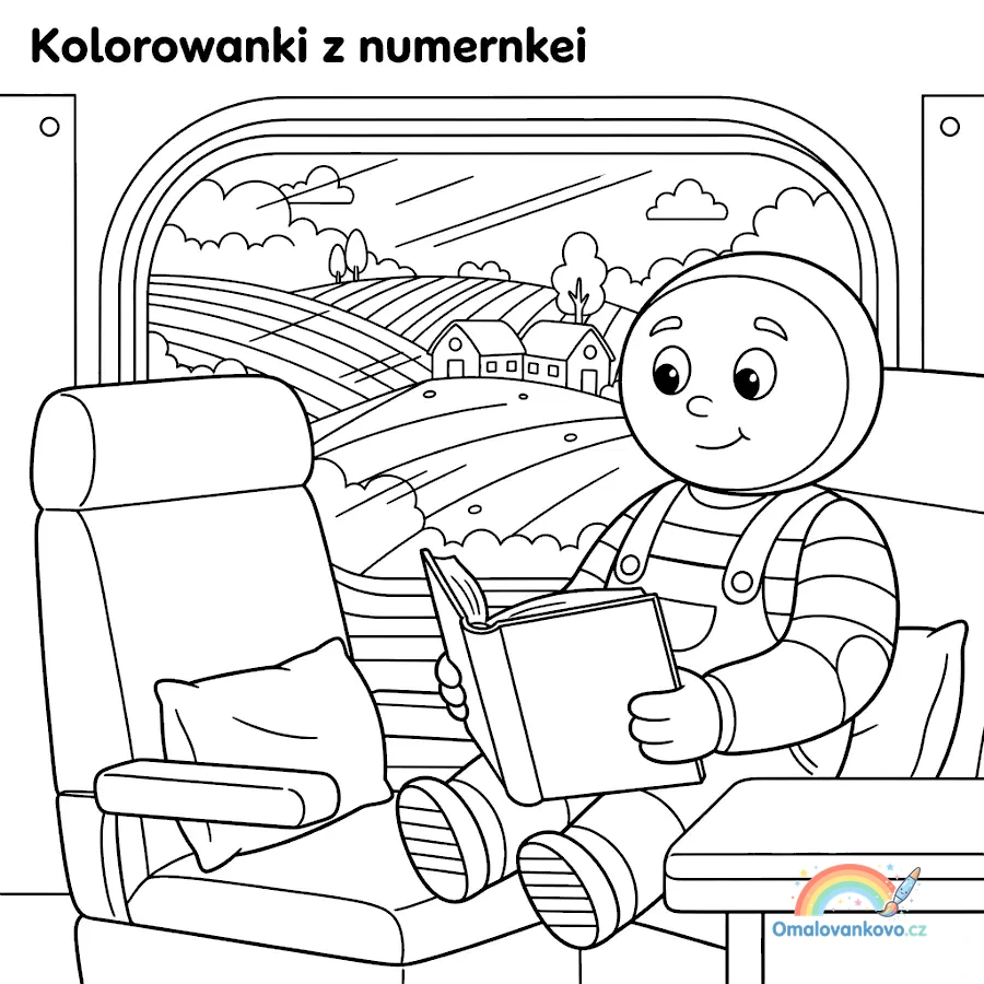 Omalovánka Omalovánka podle čísel 4 k vytisknutí na A4