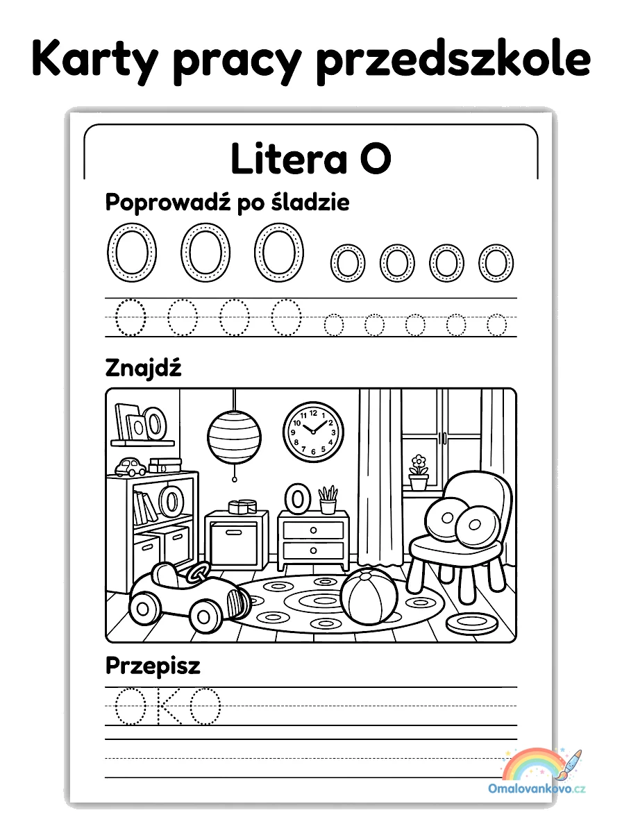 Předškolní úkoly 22 k vytisknutí pro děti