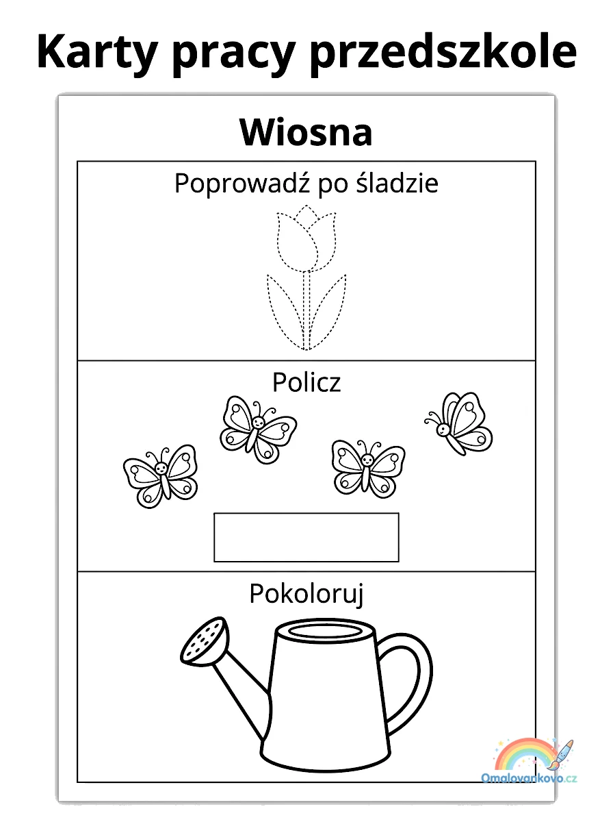Předškolní úkoly 25 k vytisknutí pro děti
