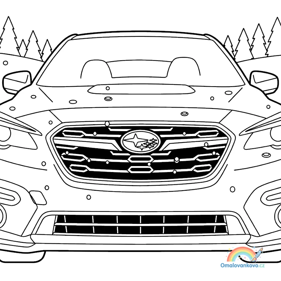 Subaru k vytisknutí