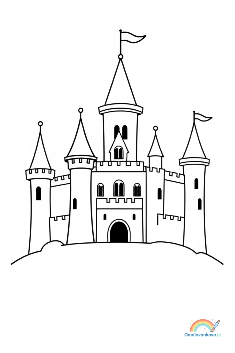 Kreslený zámek 4 pro kreativní děti